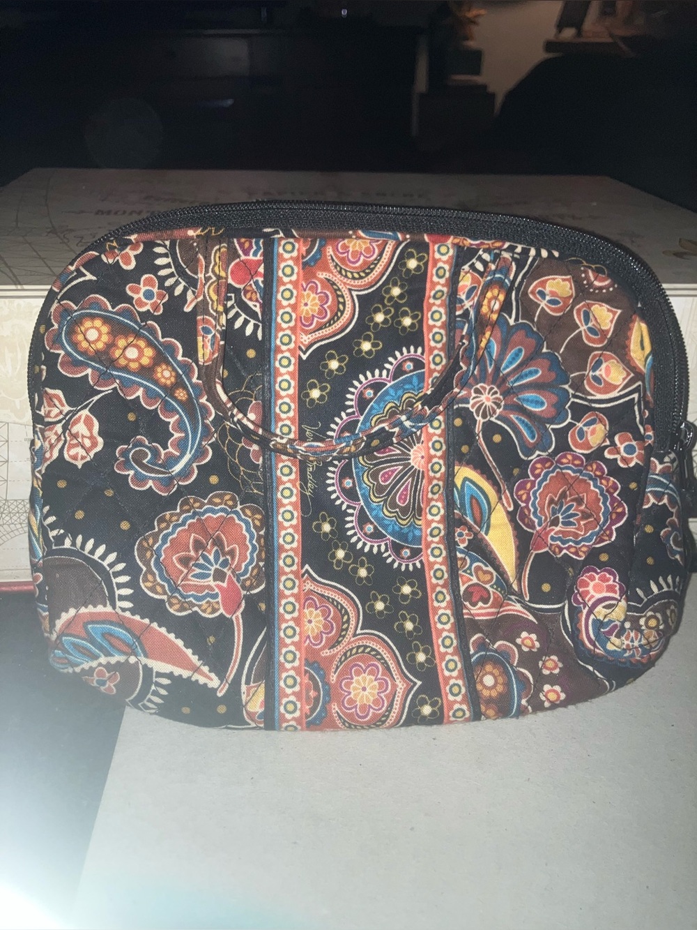 Vera Bradley Purse Cosmetic in Kensington EUC